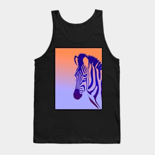 Zebra Pop Art Tank Top